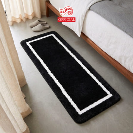 พรมเช็ดเท้ายาว EXPRESS CARPET รุ่น EL2-3 ขนาด50X120 ซม. หนา 20 มม. สีดำ _3